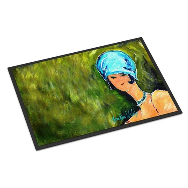 Carolines Treasures Young Voncile Still in High School Indoor or Outdoor Mat, 18 x 27 in. MW1237MAT - main